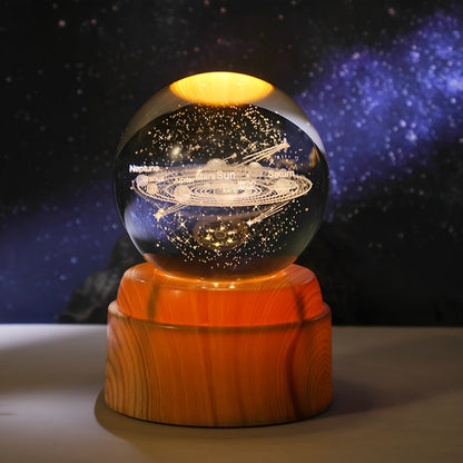 Rotating Galaxy Crystal Ball