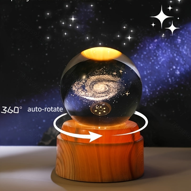 Rotating Galaxy Crystal Ball