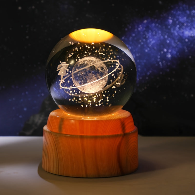 Rotating Galaxy Crystal Ball