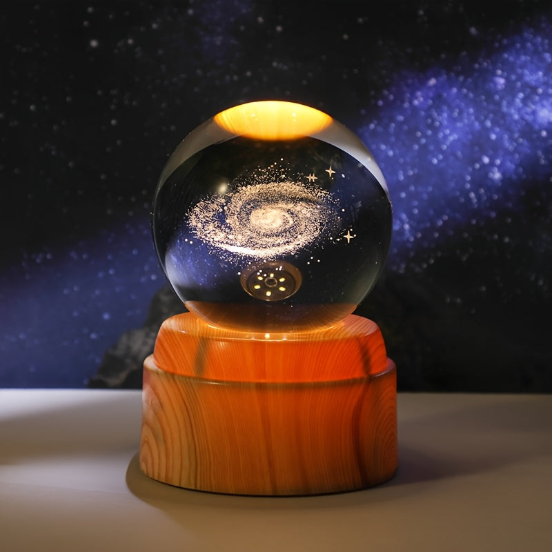 Rotating Galaxy Crystal Ball